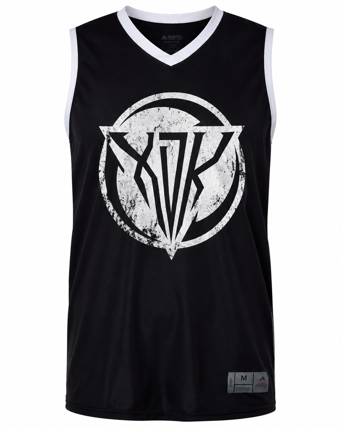 Bring the Smoke Ride a 2-Stroke Black Basketball Jersey - Adult