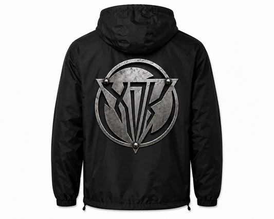 Metal XDK Logo Black Windbreaker - Adult