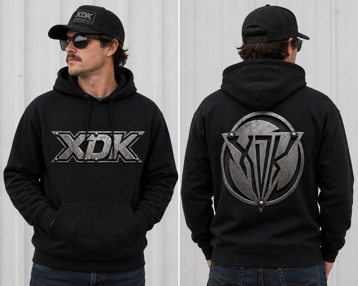 Metal XDK Logo Hoodie - Adult