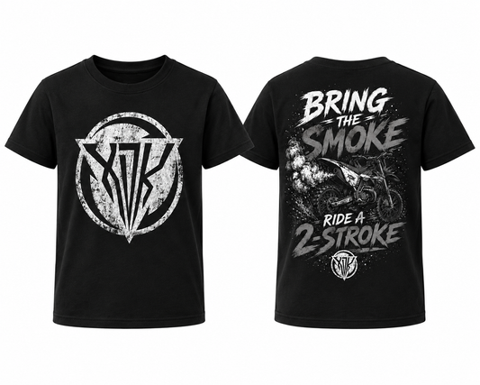 Bring the Smoke Ride a 2-Stroke T-Shirt - Youth