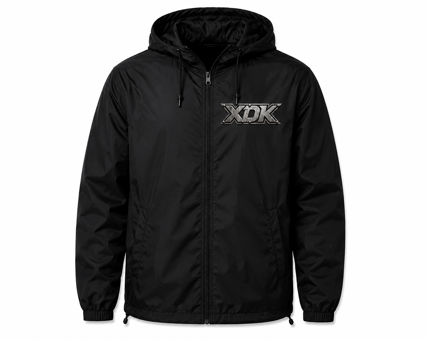 Metal XDK Logo Black Windbreaker - Adult