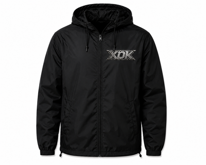 Metal XDK Logo Black Windbreaker - Adult