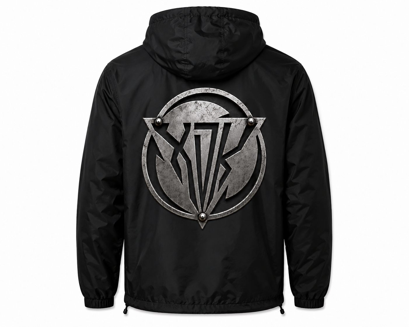 Metal XDK Logo Black Windbreaker - Adult