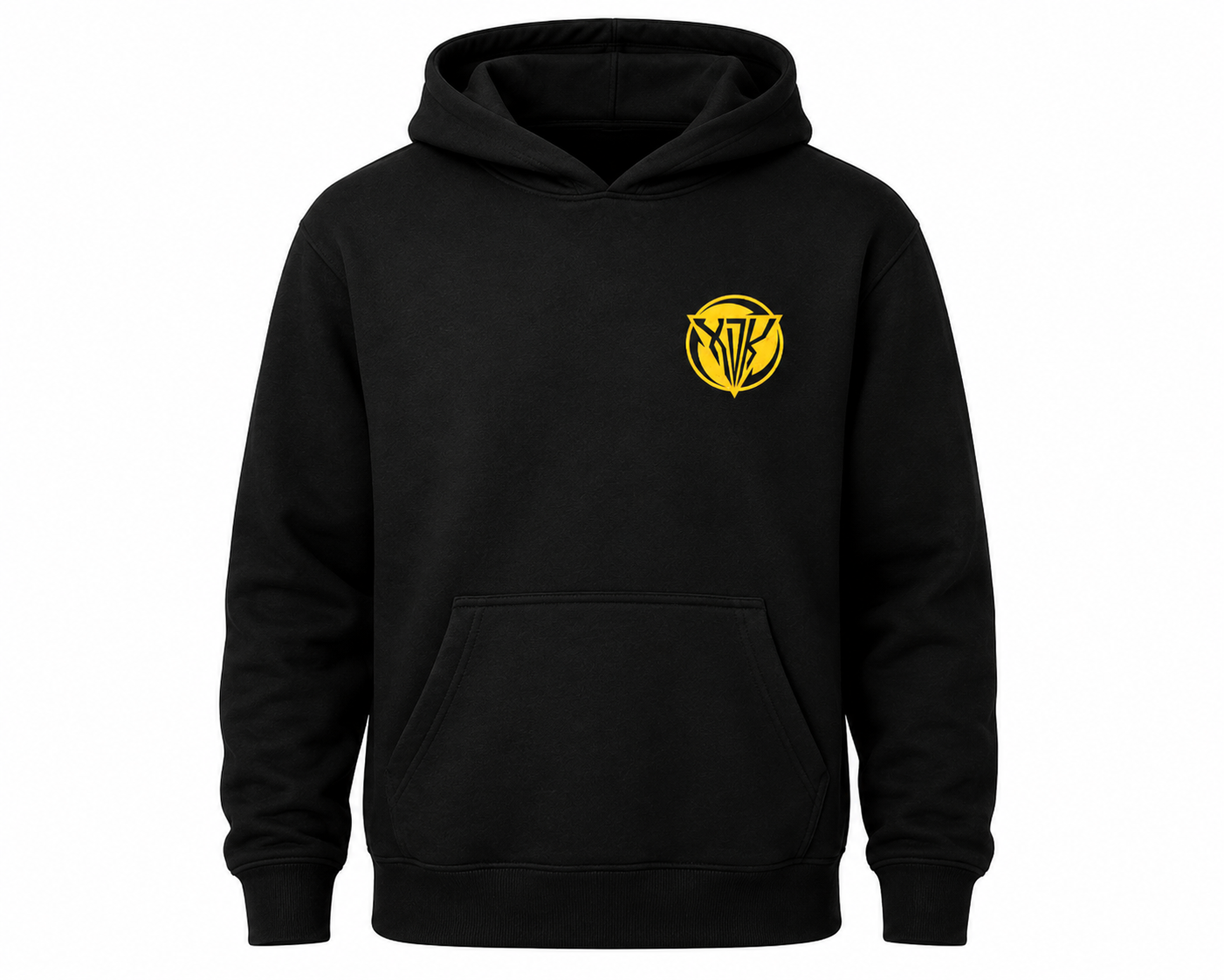 No Wheelies Black Hoodie - Adult