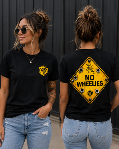 No Wheelies T-Shirt - Adult