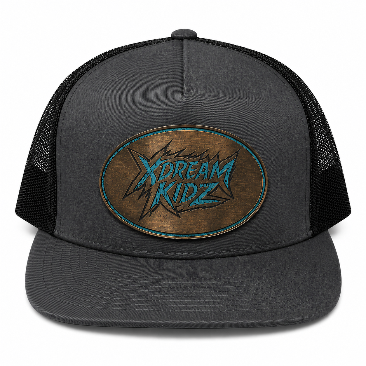 XDK Oval Logo Flat Bill Trucker Hat
