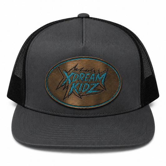 XDK Oval Logo Flat Bill Trucker Hat