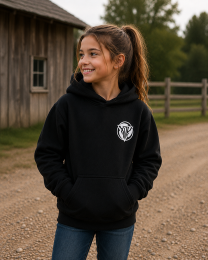 Classic XDK Logo Black Hoodie - Youth