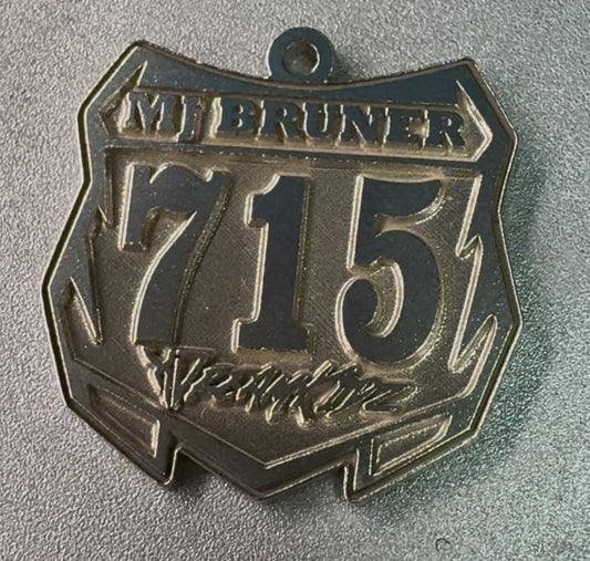 Custom Dirt Bike Number Plate Pendant – XDreamKidz Edition