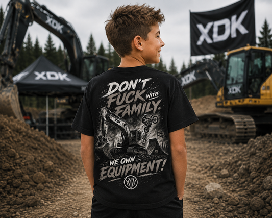 Youth - Don't Fuck with Family Black T-Shirt