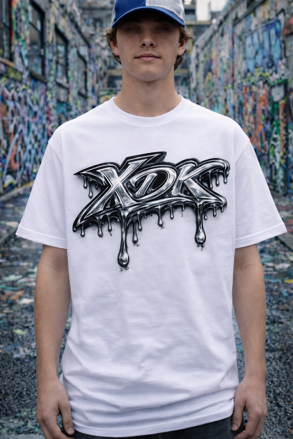 Two Wheel Life Drippy White T-Shirt - Youth