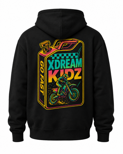 Go Fast Gas Black Hoodie - Adult